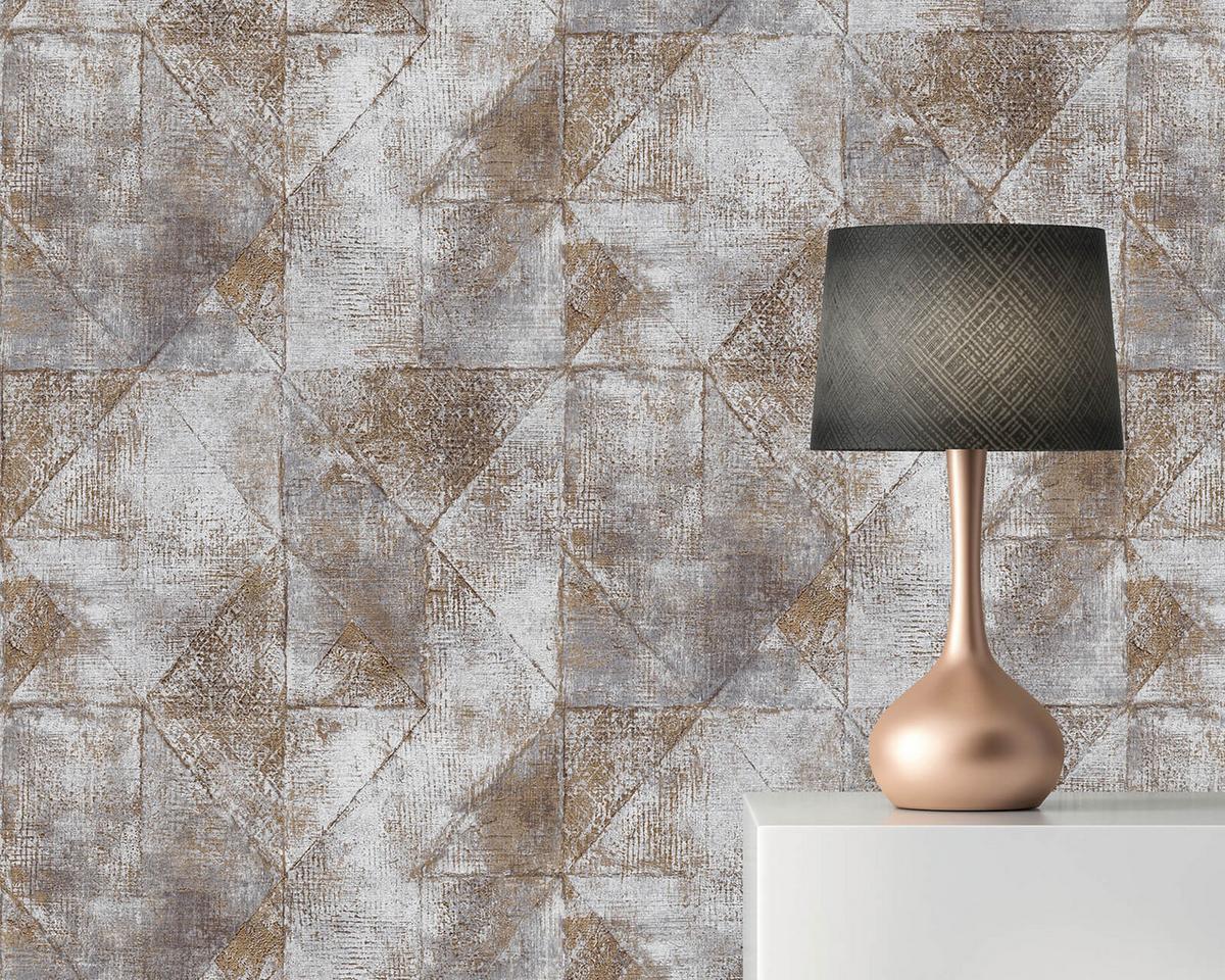 VLIESTAPETE Gold 53/1005 cm - Grau, Kunststoff/Textil (53/1cm) - KUNSTLOFT