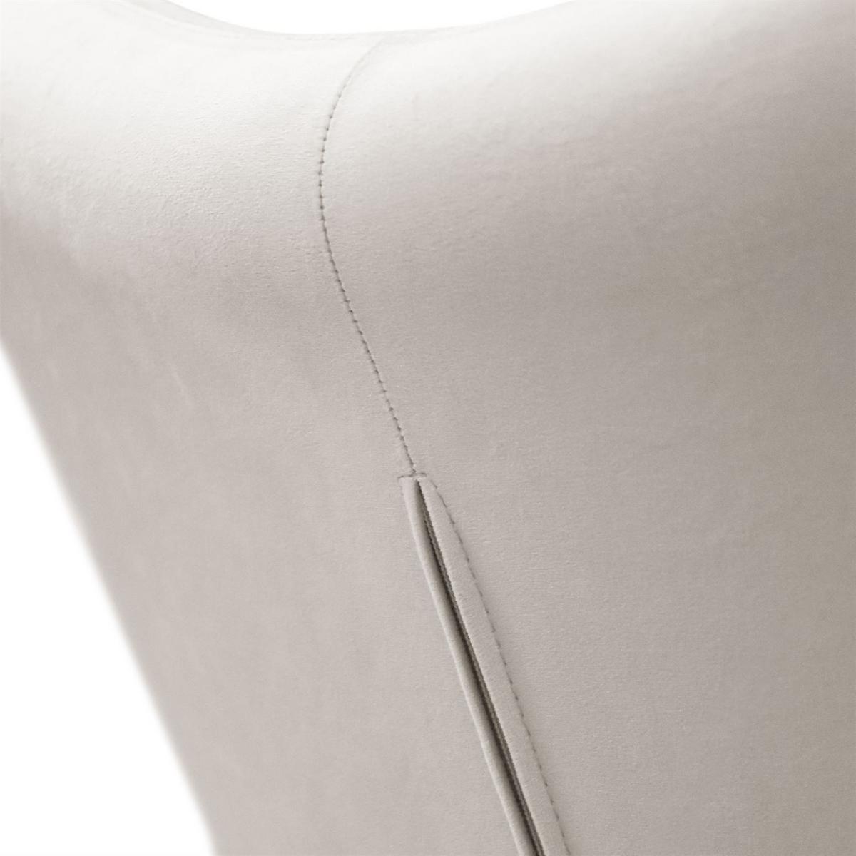 SESSEL SAND mit Buchenbeinen - Ecru/Buchefarben, Textil (80/105/86cm) - Lookway