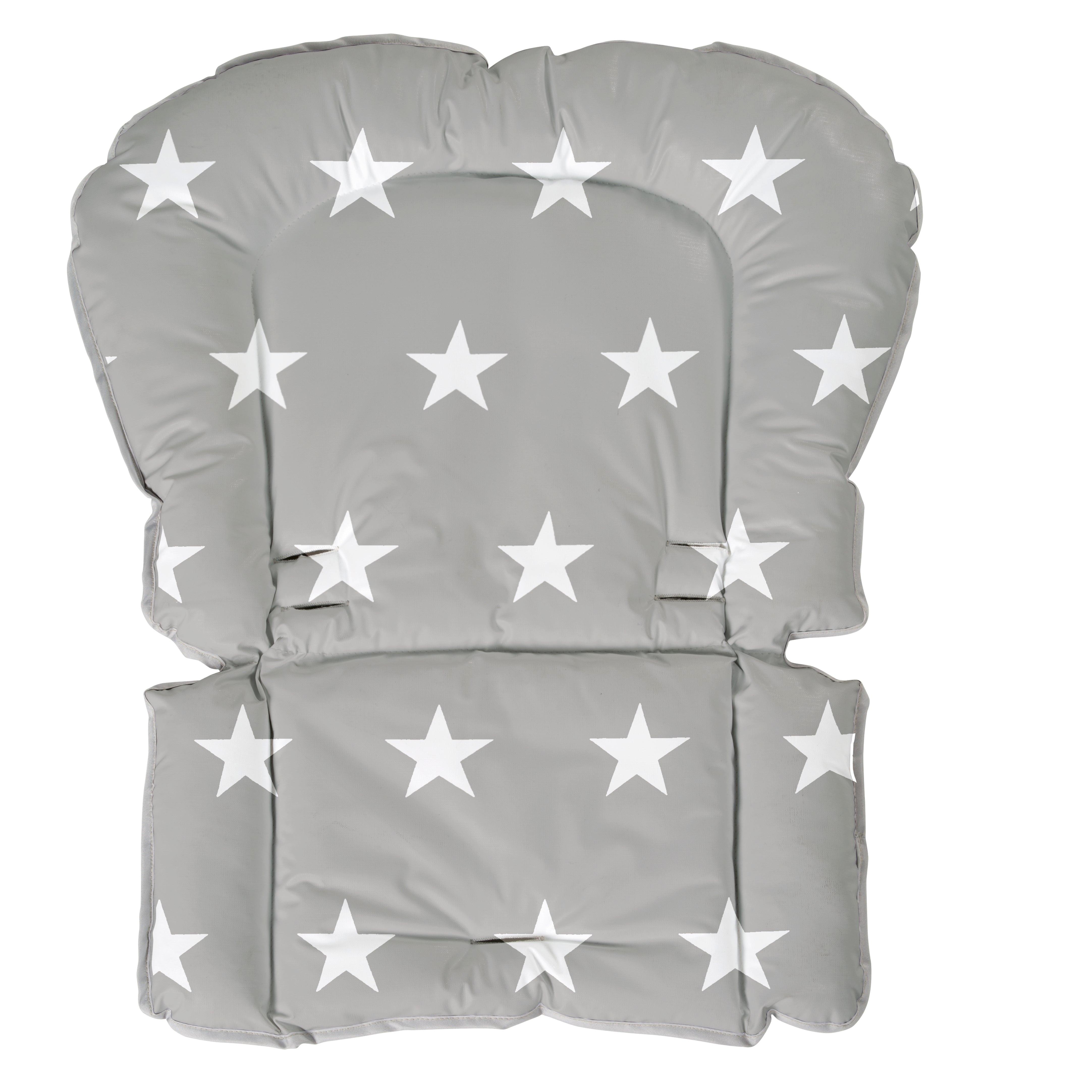 HOCHSTUHL-SITZVERKLEINERER Little Stars - Grau, Textil (50/3.5/65cm) - Roba