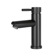 WASCHTISCHARMATUR KARYL 10/5/18 cm - Schwarz, Metall (5/18/10cm) - Nettlife