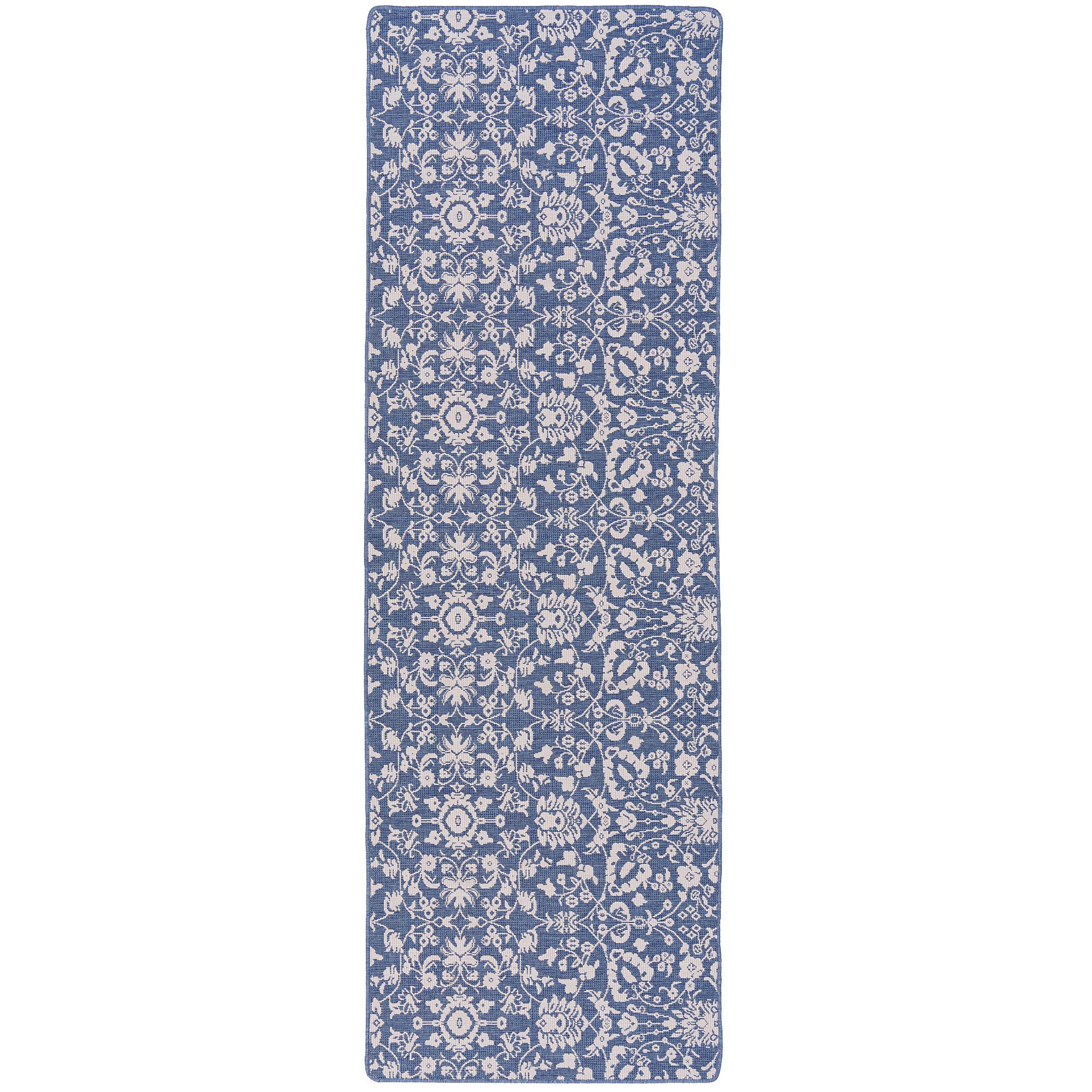 IN- UND OUTDOOR TEPPICH LÄUFER BEIDSEITIG NEWPORT - Creme, Textil (80/200cm) - Snapstyle
