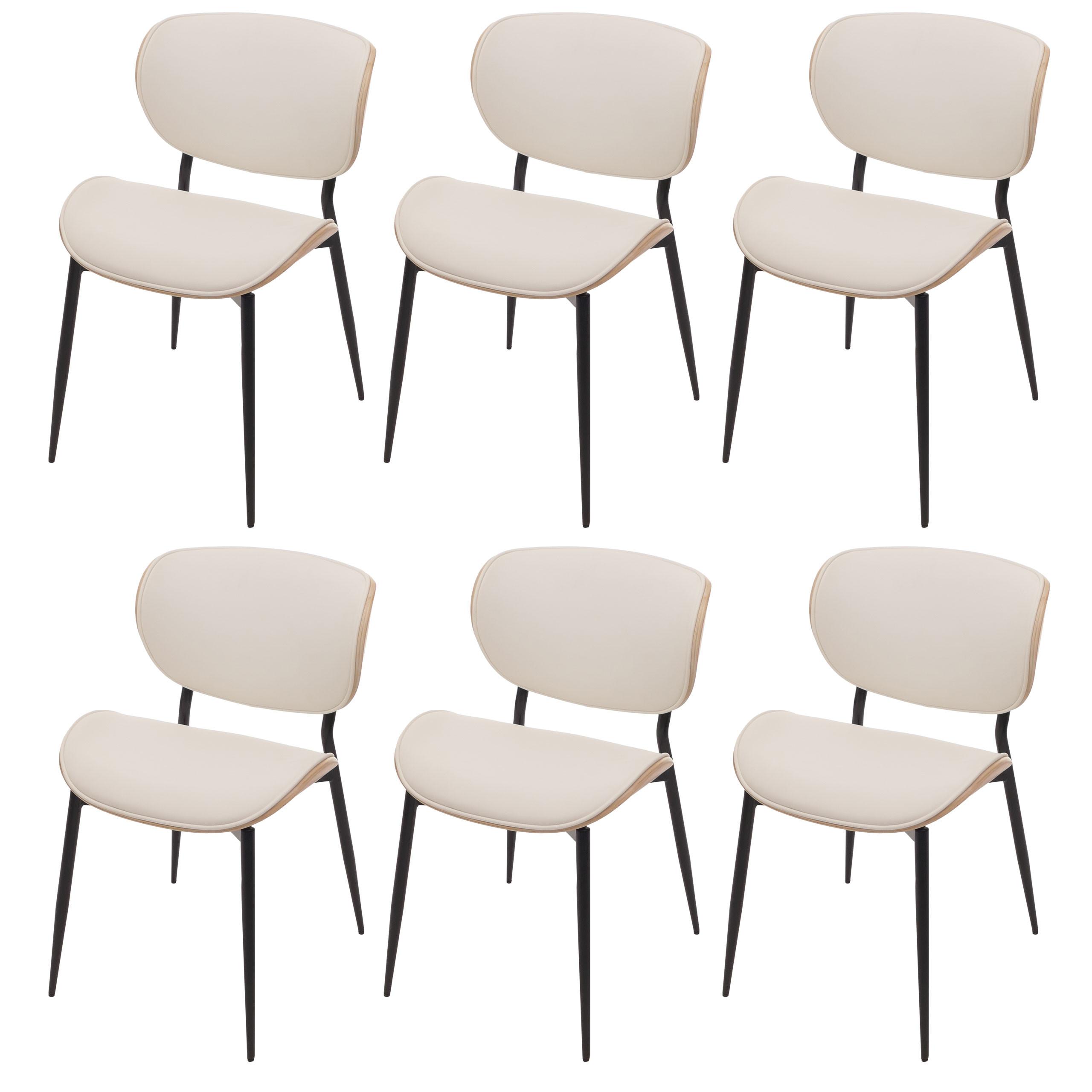 ESSZIMMERSTUHL Beige, Weiß - Beige/Weiß, Textil (50/80/51cm) - MCW