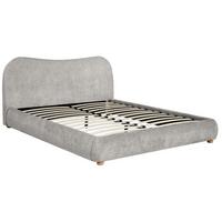 POLSTERBETT Sonho, Doppelbett 160x200 cm ohne Matratze, Chenille-Stoff, Beige - Beige, Textil (160/200cm) - Beautysofa