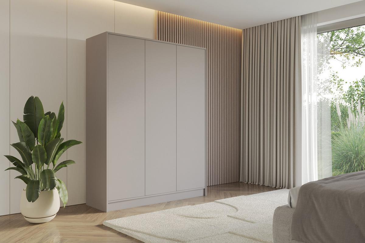 KLEIDERSCHRANK - GALA - 150 - Kaschmir - Kaschmir, Holzwerkstoff (150/200/51cm) - ALTDECOR