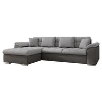 ECKSOFA Diana Lux, Seite: Links - Grau, Holz/Textil (280/160cm) - MIRJAN24