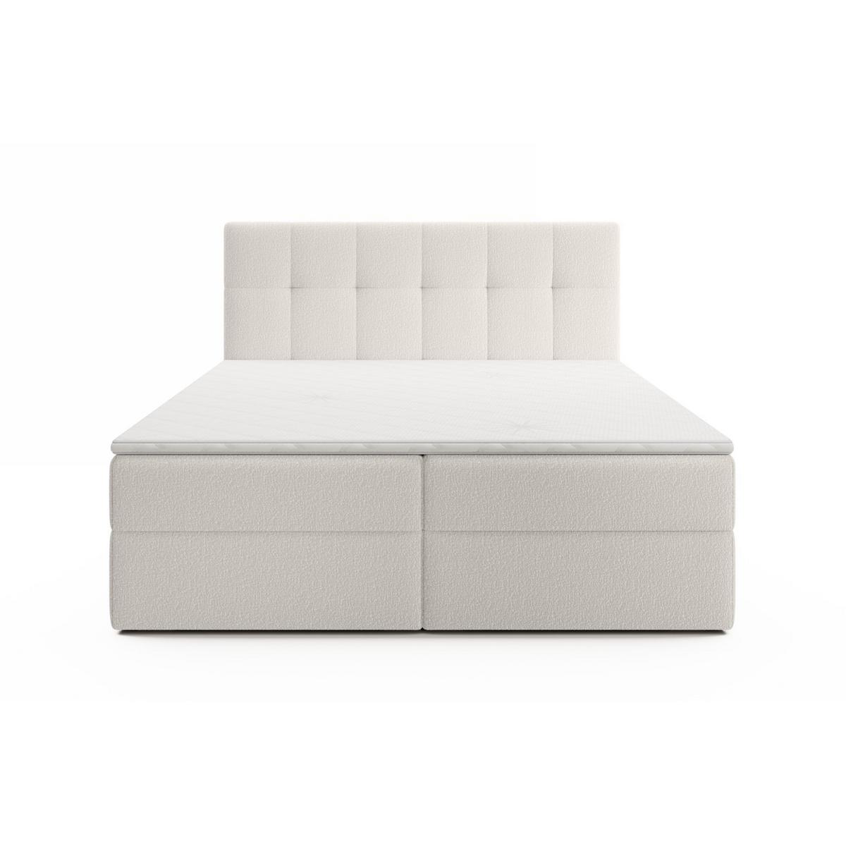 BOXBETT Arturo In Freya - Weiß, Holzwerkstoff/Textil (160/200cm) - Fun Möbel