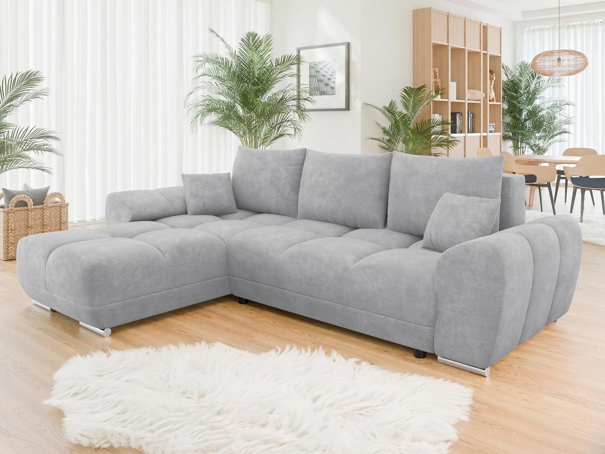 ECKSOFA Logo - Silberfarben, Holz/Kunststoff (291/183cm) - MIRJAN24