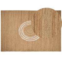 TEPPICH geflochten Beige 160/230 cm Bogazoren - Beige, Naturmaterialien (160/230cm) - Beliani
