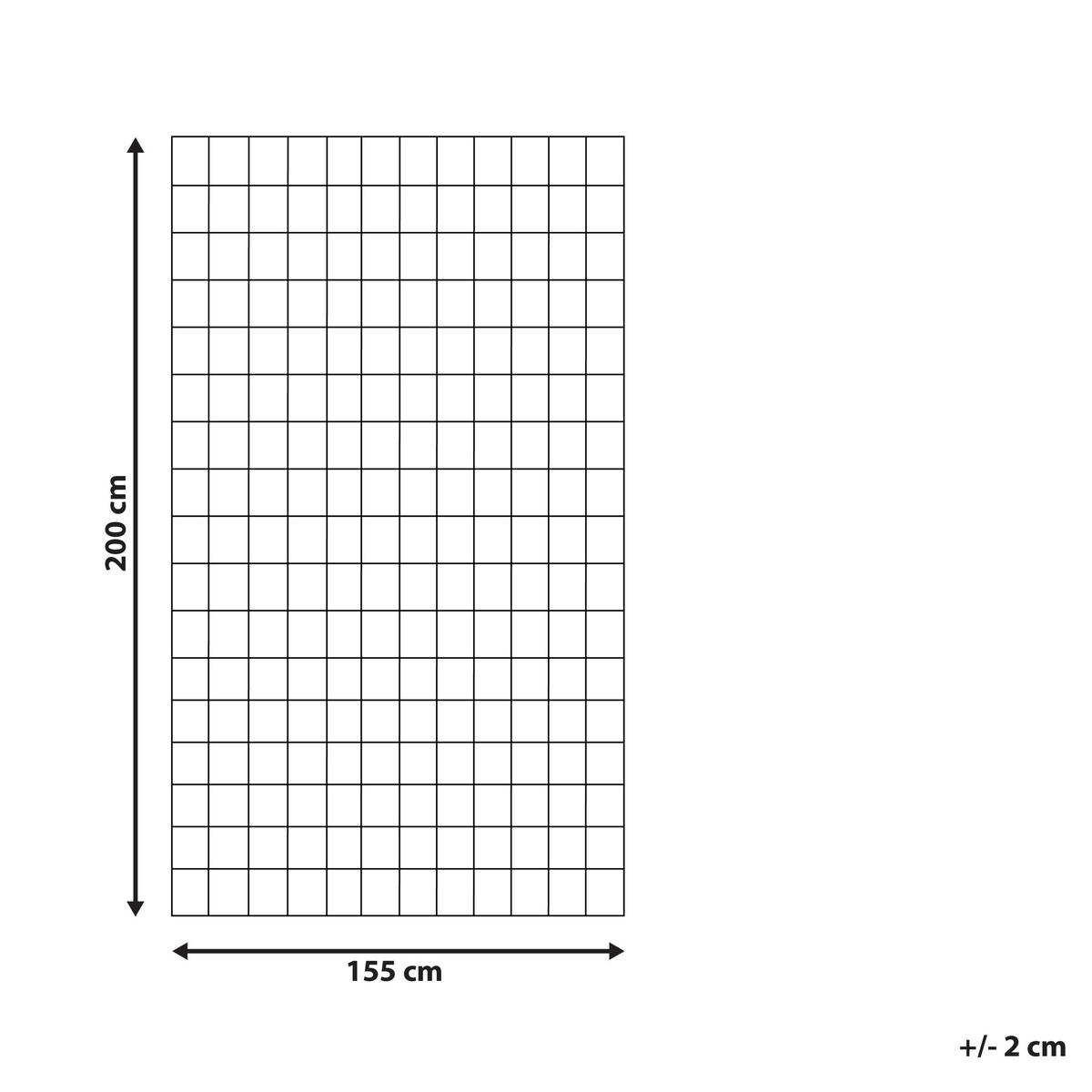 ZWEILAGIGE Bettdecke Polyester 4-Jahreszeiten 135/200 cm Korab - Weiß, Textil (135/200cm) - Beliani