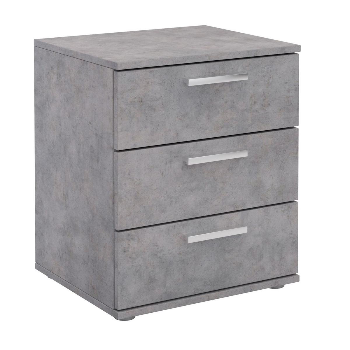 NACHTTISCH MARIELLA - Grau, Holzwerkstoff (45/53/38cm) - CARO-Möbel