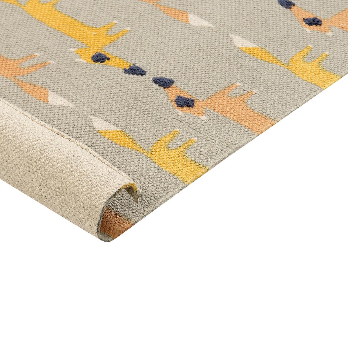 KURZFLOR-KINDERTEPPICH Bankgo 150/80 cm - Grau, Textil (80/150cm) - Beliani