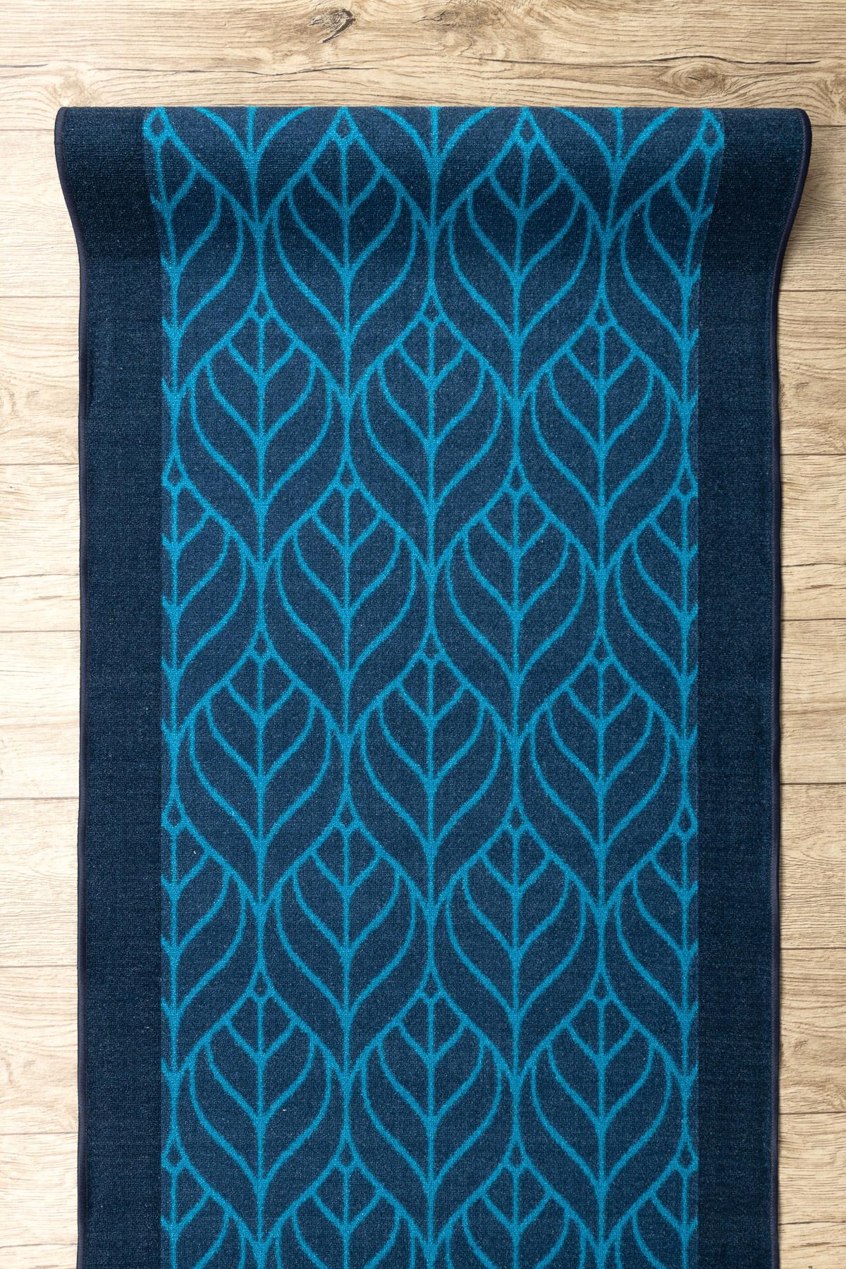 LÄUFER Antirutsch PIÓRA 80/120 cm - Blau, Textil (80/120cm) - rugsX