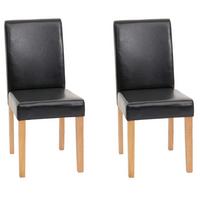 ESSZIMMERSTUHL Schwarz 2er-Set - Schwarz, Textil (43/90/56cm) - MCW