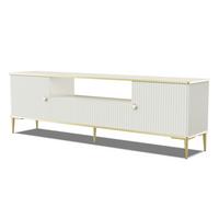 TV LOWBOARD Kaschmir, Gold 180/55/35 - Kaschmir, Holzwerkstoff (180/55/35cm) - RAUMHIRSCH FURNITURE
