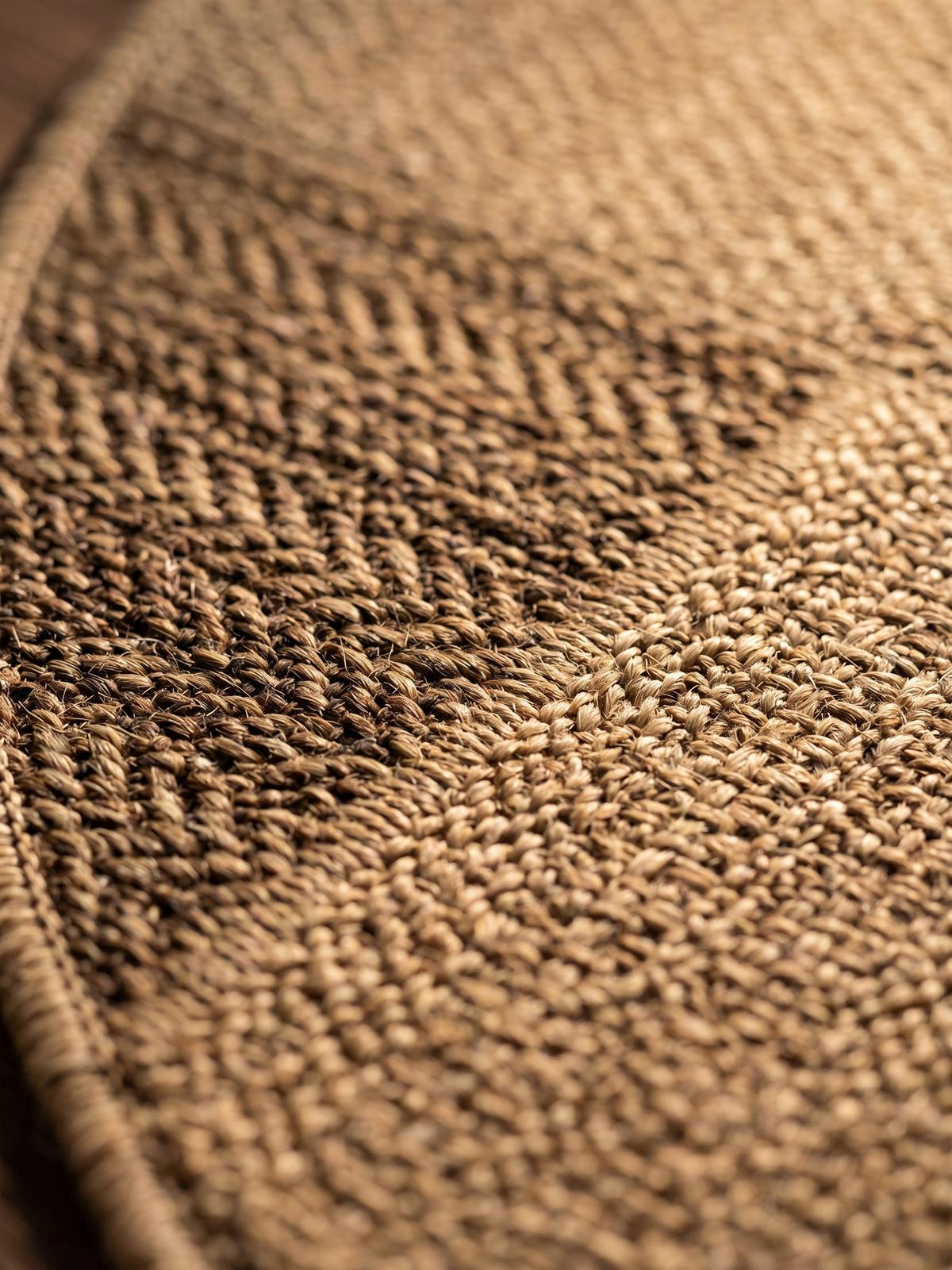 TEPPICH Outdoor ARLBERG in Beige, in Jute-Optik, aus Polypropylen, Ø 200 cm - Beige, Textil (200/200cm) - KADIMA DESIGN