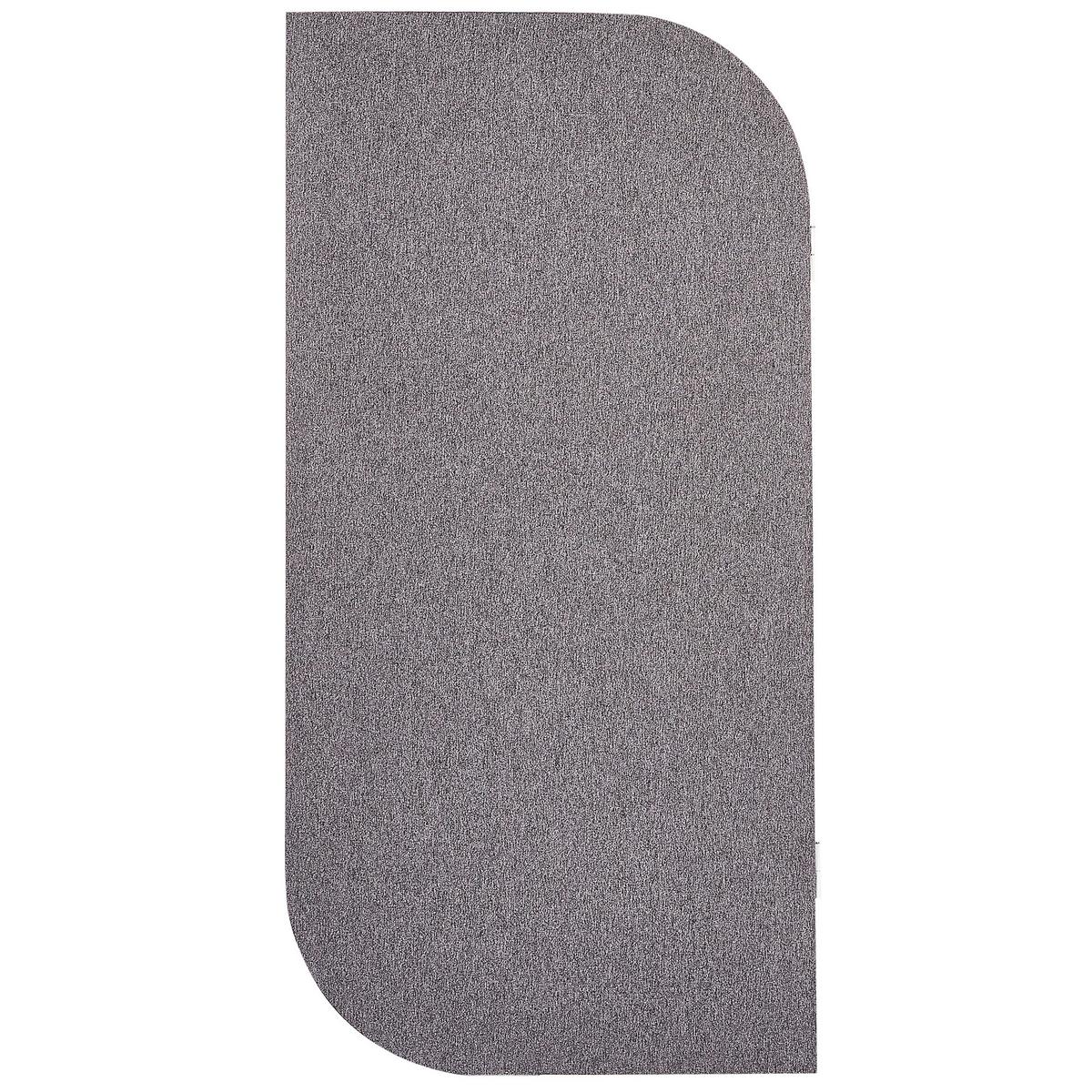 BÜRO-RAUMTEILER 400/160 cm Grau Shady - Dunkelgrau/Beige, Textil (400/160/2cm) - Beliani