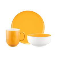 FRÜHSTÜCKS-SET Sento Home Pure Colors Mango Orange 18-tlg. - Orange, Keramik (2/2/2cm) - Seltmann Weiden