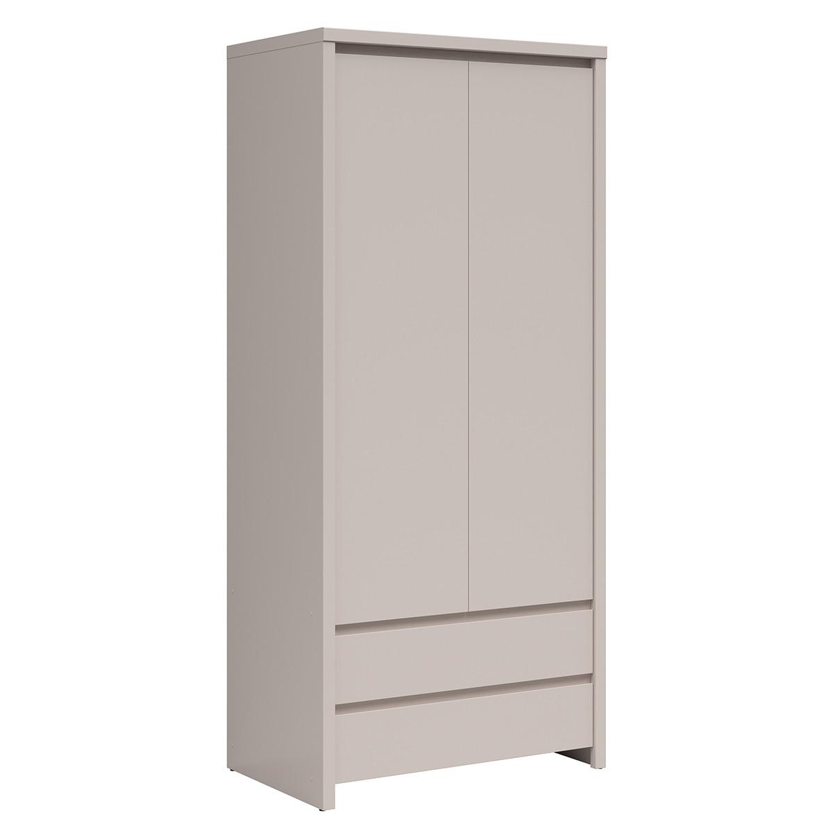 SCHRANK 2 Türen Soren Kaschmir - Beige, Holzwerkstoff (90/200.5/55.5cm) - Petits-meubles