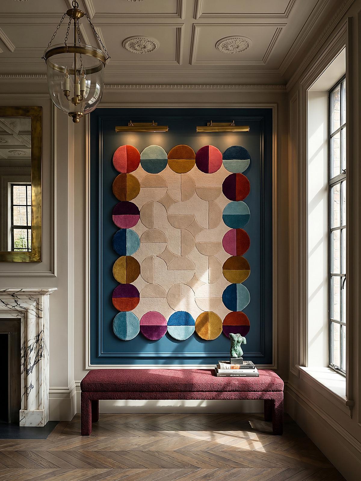 WOLLTEPPICH HALLEIN, geometrisch, Beige-Bunt, 160 x 230 cm - Multicolor, Textil (230/160cm) - KADIMA DESIGN