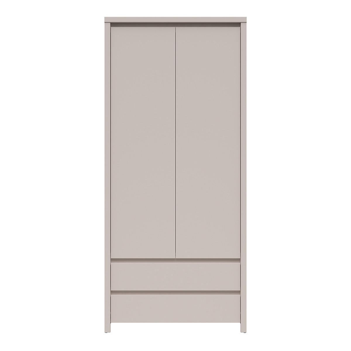SCHRANK 2 Türen Soren Kaschmir - Beige, Holzwerkstoff (90/200.5/55.5cm) - Petits-meubles