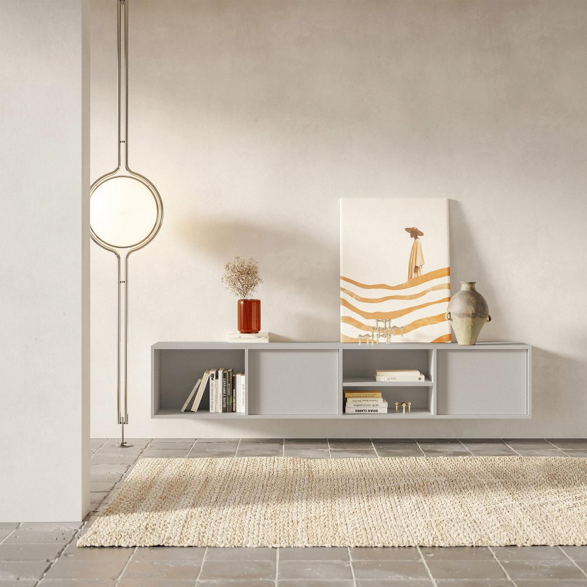 TV-HÄNGEBOARD Sanva KASCHMIR 200 CM - Kaschmir, Holzwerkstoff (200/40/35cm) - Selsey