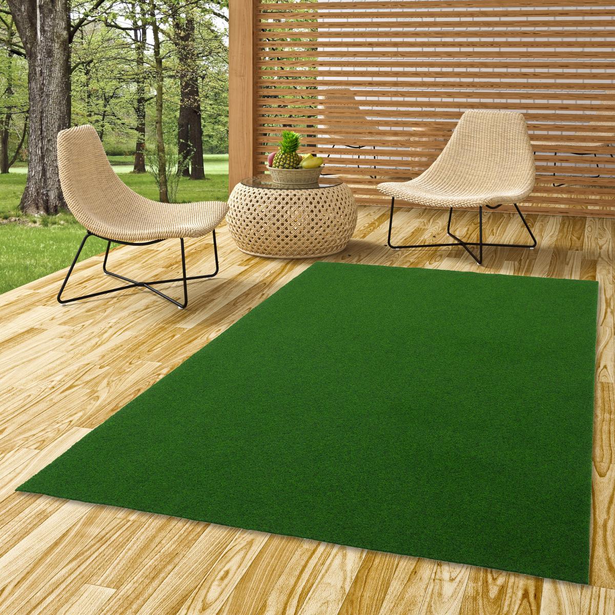 KUNSTRASEN RASENTEPPICH MIT NOPPEN KINGSTON - Hellgrün, Textil (200/350cm) - Snapstyle