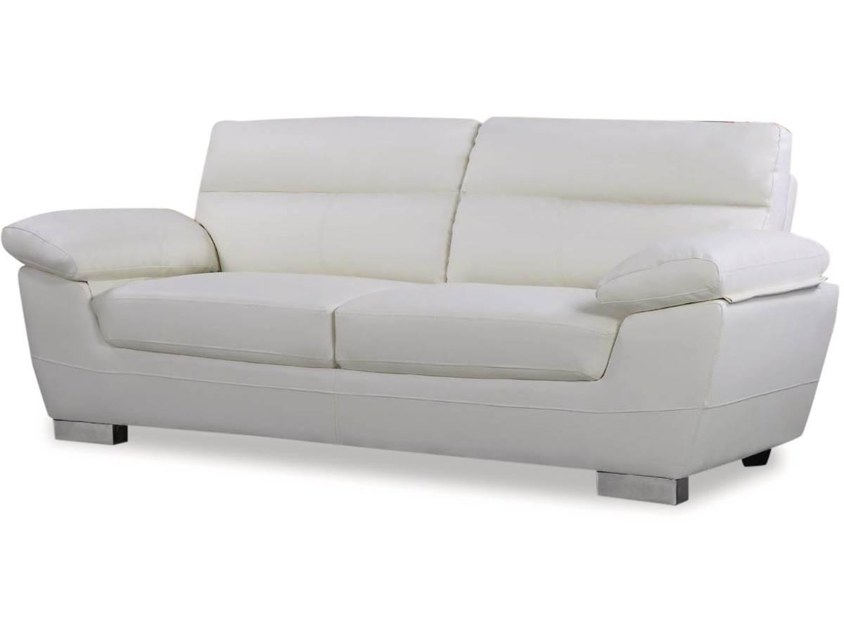 EINZELSOFA dallas weiss - Weiß, Textil (88/90/210cm) - Habitat Garten