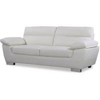 EINZELSOFA dallas weiss - Weiß, Textil (88/90/210cm) - Habitat Garten