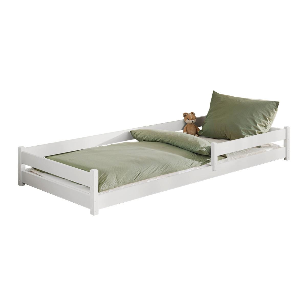 BETT 90/200 Lily Weiß - Weiß, Holz (90/200cm) - Petits-meubles