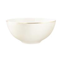 SCHÜSSEL Savona Goldlinie creme 2 L - Creme, Keramik (21.3cm) - Seltmann Weiden
