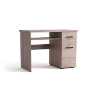 SCHREIBTISCH LIVORNO 105x56x75 cm Bürotisch Computertisch, Eichefarben - Eichefarben, Holzwerkstoff (56/105/75cm) - MASSENO