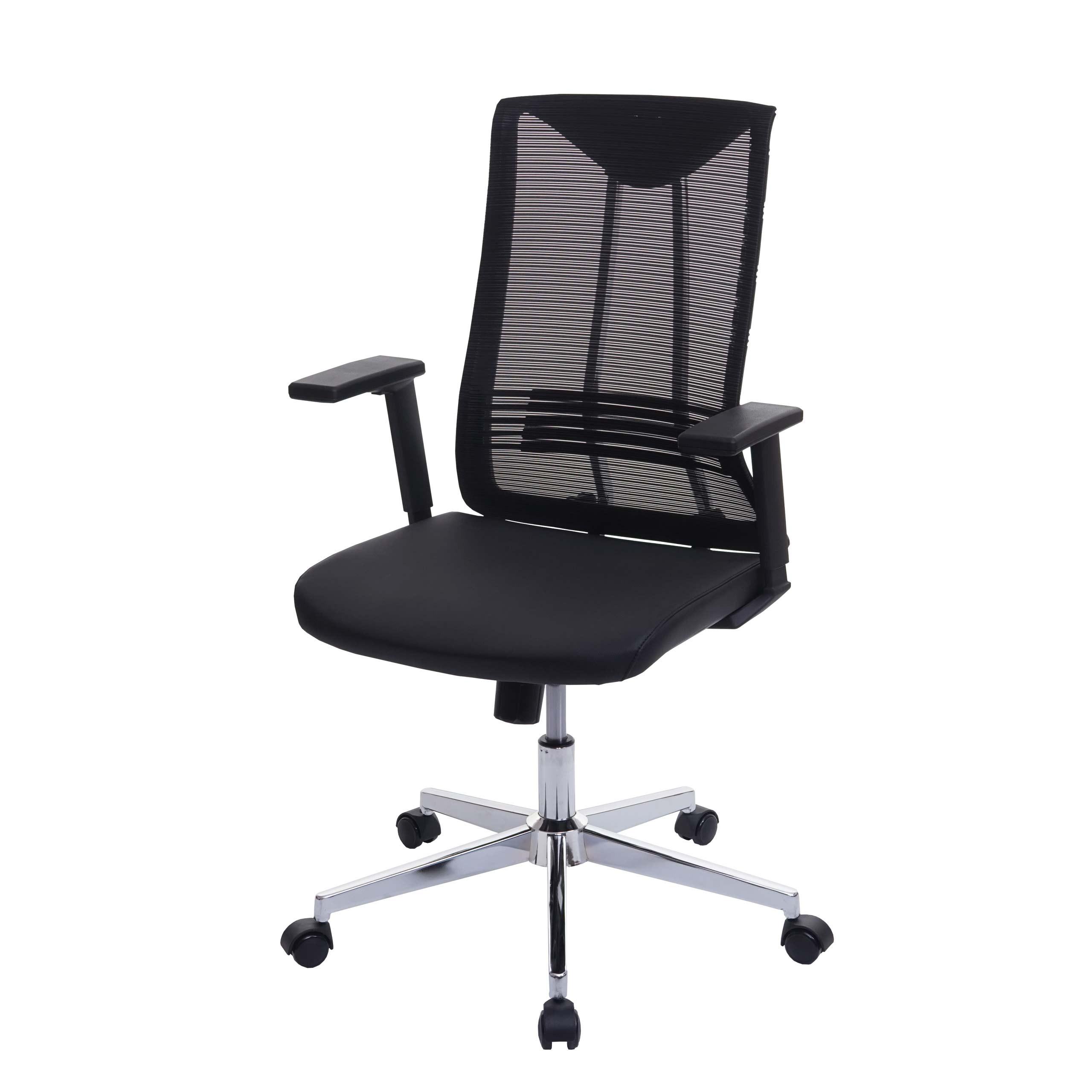 BÜROSTUHL Schwarz - Schwarz, Textil (65/110/66cm) - MCW