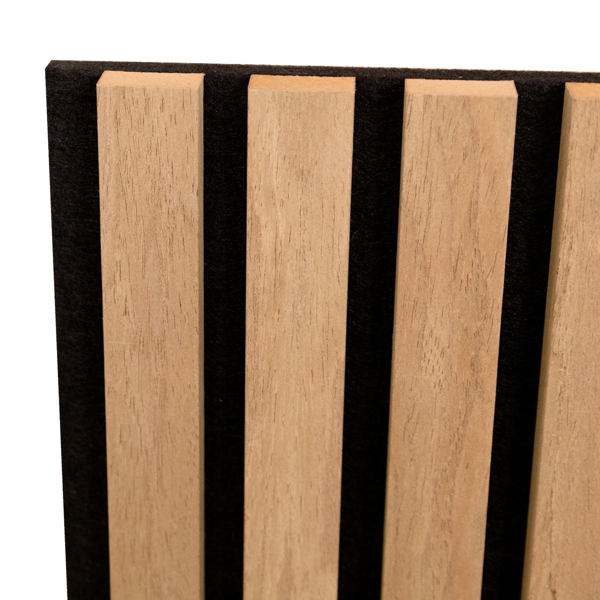 AKUSTIK WANDPANEEL-SET Vang 4-TLG. III. - Eichefarben, Holzwerkstoff/Kunststoff (60/120/2.1cm) - NEU.HOLZ