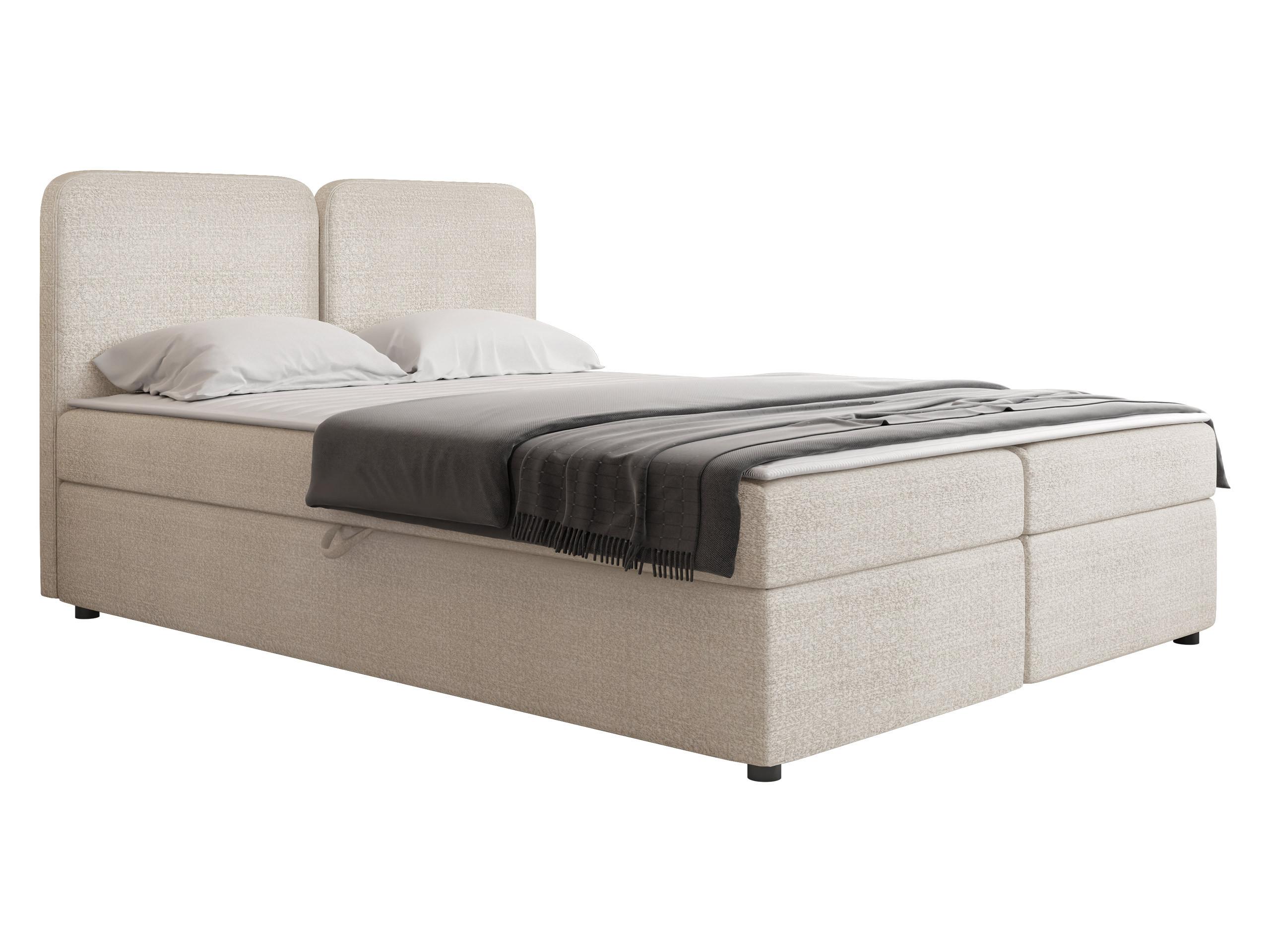 BOXBETT Boho - H3 - Schwarz/Naturfarben, Holz/Holzwerkstoff (160/200cm) - MIRJAN24