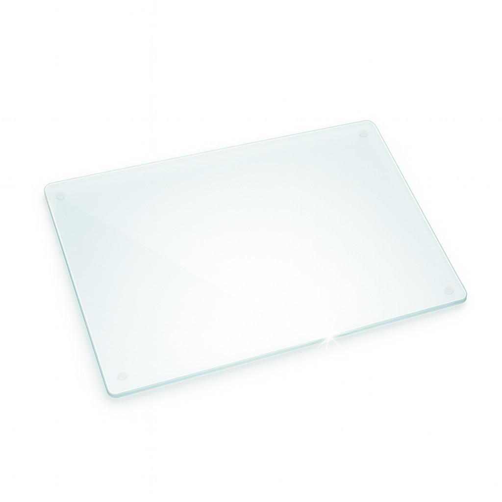 GLASPLATTE 80x52cm Transparent - Transparent, Glas (80/52/0.4cm) - Wallfluent