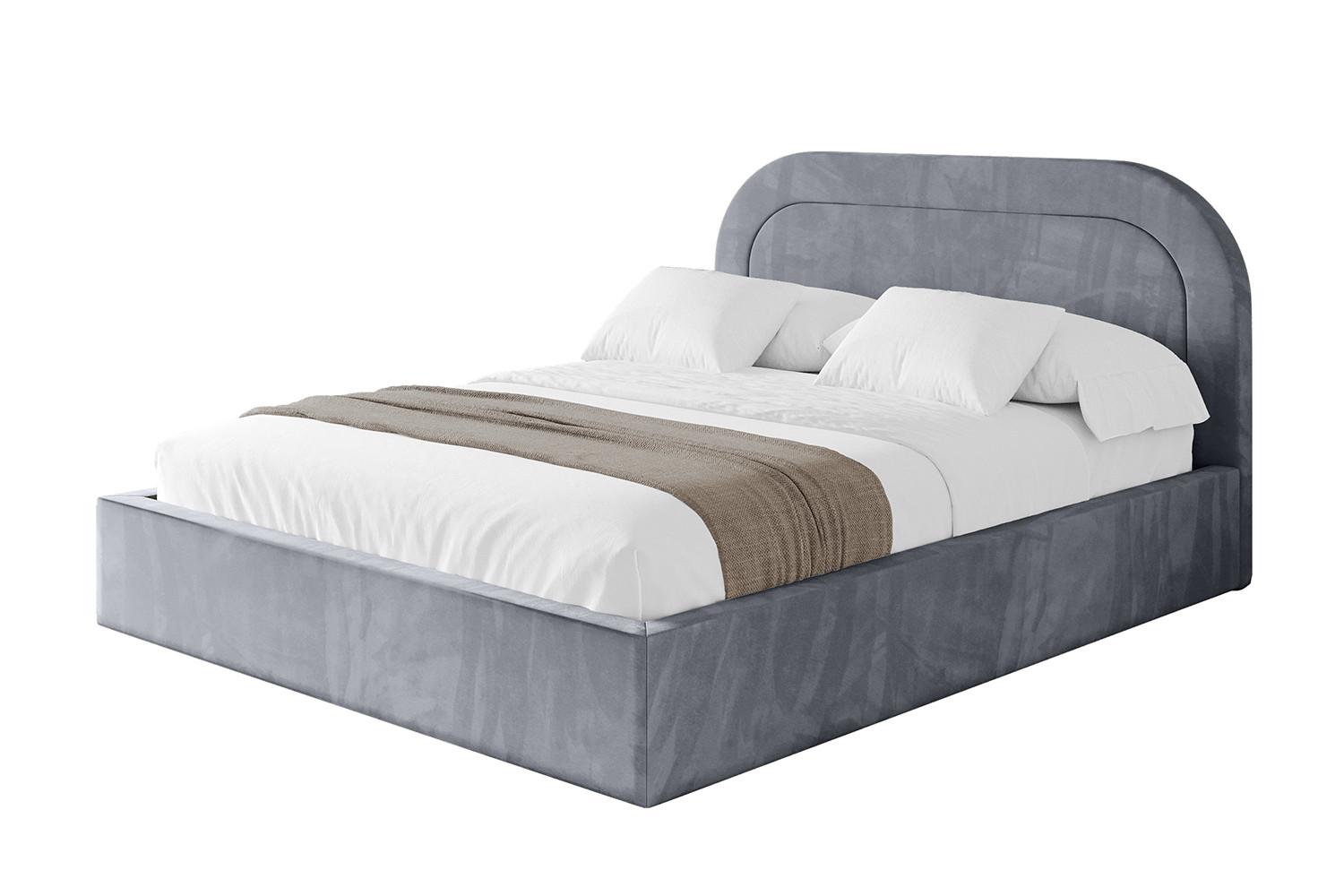 POLSTERBETT mit Bettkasten und Lattenrost, Bett mit Matratze H3/H4 - LERAY 120x200 Grau - Grau, Holzwerkstoff/Textil (120/200cm) - ALTDECOR