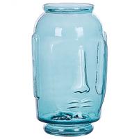 DEKOVASE Glas blau Sambar - Blau, Glas (31cm) - Beliani
