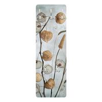 WANDGARDEROBE - Lampionfrüchte im Herbst 34/105 cm - Beige, Holzwerkstoff (34/105/1.6cm) - Bilderwelten