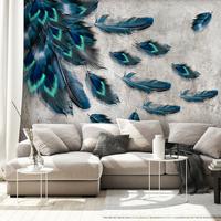 SELBSTKLEBENDE FOTOTAPETE Blau 98/70 cm - Blau/Grau, Kunststoff/Textil (98/1cm) - KUNSTLOFT