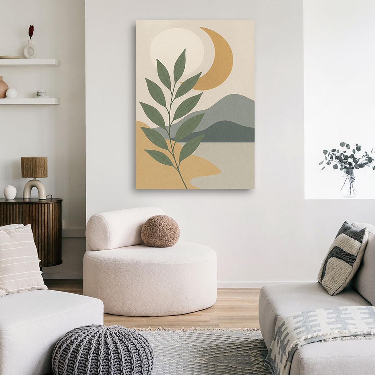 LEINWANDBILD Abstraktion 40x60cm - Beige, Textil (40/60cm) - Feeby