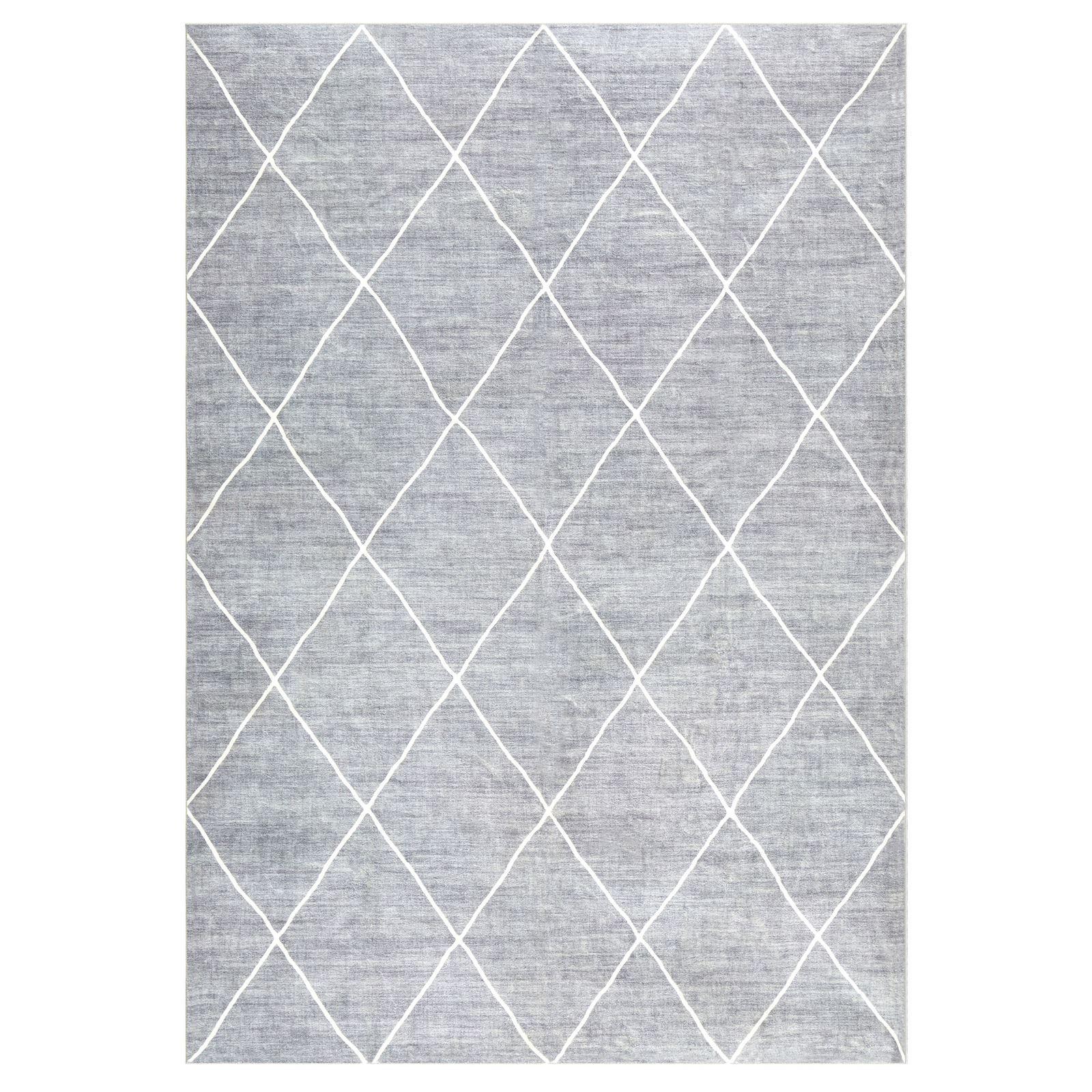 TEPPICH RHOMB - Grau, Textil (160/230cm) - IDIMEX