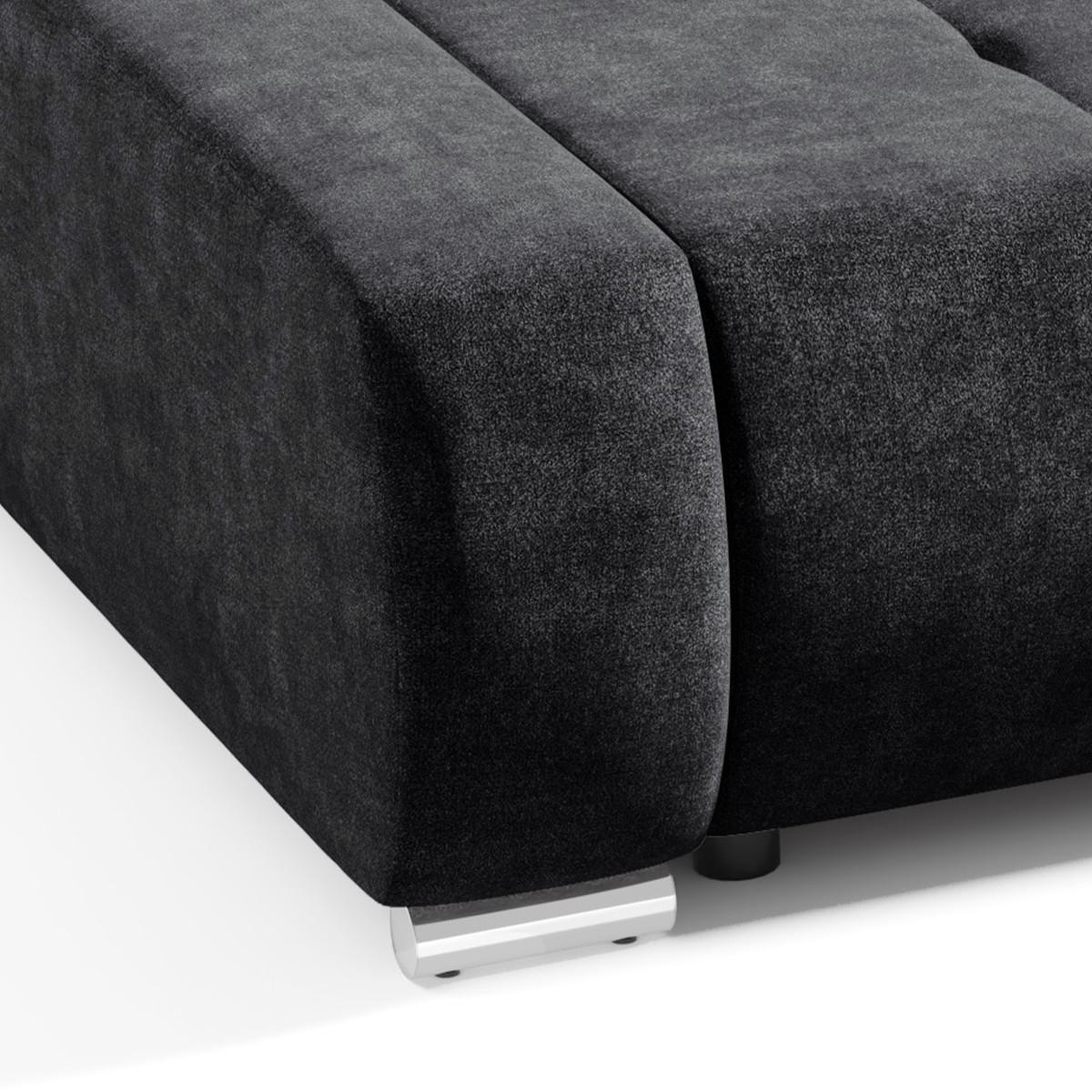 SCHLAFSOFA Jonas 3 Sitzplätze Grau - Dunkelgrau, Holzwerkstoff (240/85/110cm) - Petits-meubles