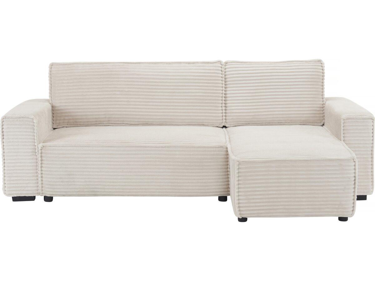 ECKSOFA opera beige - Beige, Textil (141/241cm) - Habitat Garten