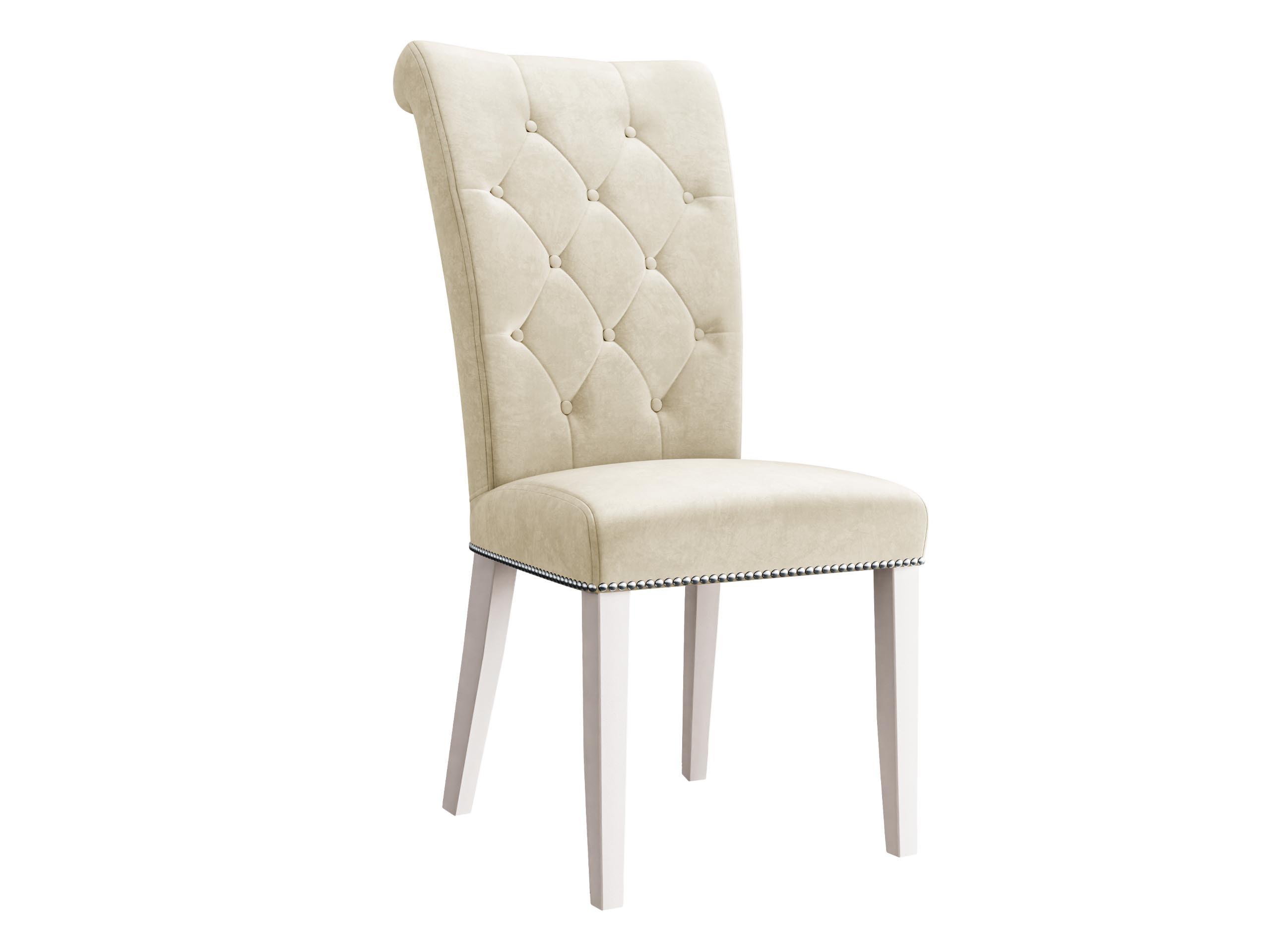 POLSTERSTUHL Christina, Holzfarbe: Weiß - Naturfarben/Weiß, Holz/Textil (47/103/68cm) - MIRJAN24