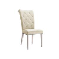 POLSTERSTUHL Christina, Holzfarbe: Weiß - Naturfarben/Weiß, Holz/Textil (47/103/68cm) - MIRJAN24
