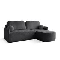 ECKSOFA BLISS mit Schlaffunktion und Bettkasten Harmony 90 - Grau, Textil (212/160cm) - Lookway