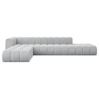 ECKSOFA modulares Sofa Zuvon-L2 - 387x177x70 cm Grau - Grau, Holzwerkstoff/Textil (387/177cm) - ALTDECOR