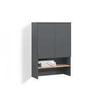 WASCHMASCHINENSCHRANK Paolina Anthrazit/Goldkraft Eiche 68 x 100.4 cm - Honigeiche/Anthrazit, Holzwerkstoff (68/100.4/29cm) - Livinity®