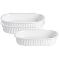 AUFLAUFFORMEN Bianco weiß 27 x 19 cm 3er Set - Weiß, Keramik (27/19/5cm) - Ritzenhoff Breker