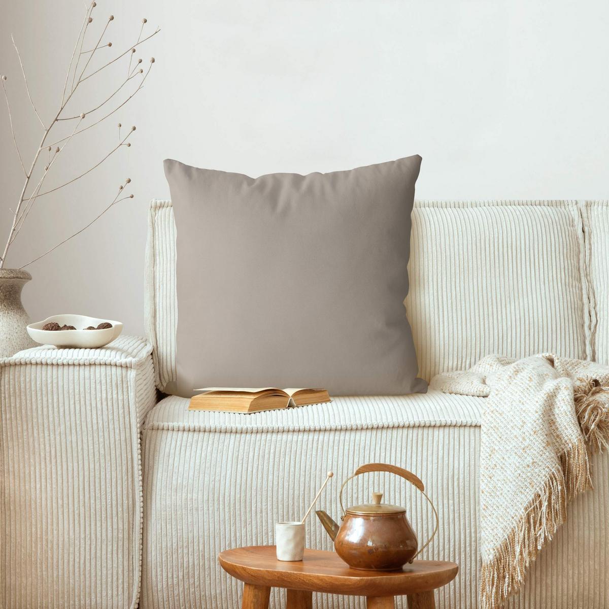 KISSENBEZUG Chilled Chai Latte 40/40 cm - Grün, Textil (40/40cm) - Bilderwelten